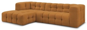 Ъглов диван в цвят жълта охра (ляв ъгъл) Cloud – Bobochic Paris
