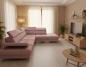 Ъглов диван Gelito-Roz-Left