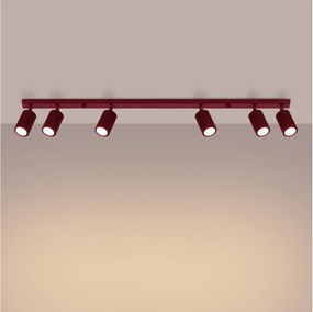 Brilagi - LED точково осветително тяло CRESTO 6xGU10/10W/230V бордо