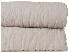 Бежово капитонирано покривало за легло 180x260 cm – Ixia