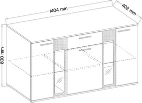 Бюфет Arlington-Пурпурно