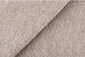 Светлокафяв модулен диван от букле (десен ъгъл) Roxy – Scandic