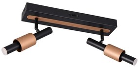 LED прожектор в черен и бронзов цвят 20,5x42 cm Ikaris – Trio Select