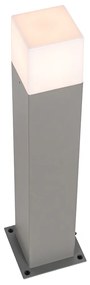 Модерна подова лампа за външно ползване сива 50 см IP44 - Denmark