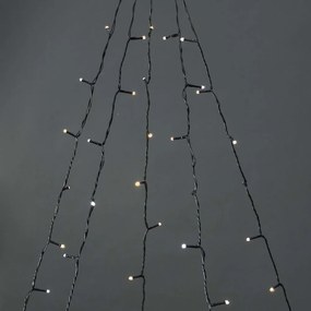 Nedis WIFILXT12W200 - LED коледна завеса 200xLED/8 функции 5x4m IP65 Wi-Fi Tuya