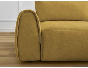 Ъглов диван в цвят жълта охра Aden – Bobochic Paris