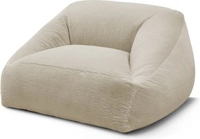 Бежов пуф от изкуствен косъм Lilibet – Bobochic Paris