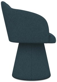 Тапициран трапезен стол в петролен цвят Kanoa – Makamii