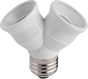 Преходник за две фасунги Е27