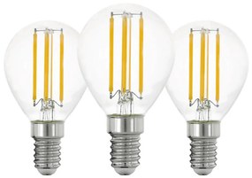 К-кт 3x LED Крушка VINTAGE P45 E14/7W/230V 2700K - Eglo 110303