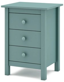 Детско нощно шкафче от борова дървесина в цвят бензин Max - Marckeric