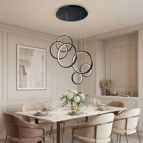 ВИСЯЩА ТАВАННА ЛАМПА APP1921-CP BLACK