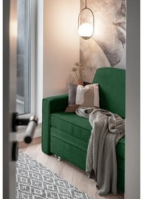 Тъмнозелен разтегателен диван 168 cm Lucky Lucy - Miuform