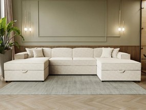 Ъглов диван Santos U-Бежов