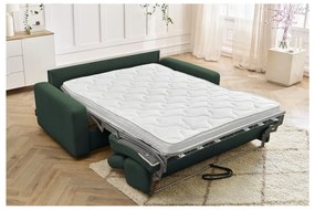 Тъмнозелен разтегателен диван 215 cm Monaco – Bobochic Paris