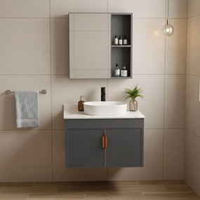 Комплект мебели за баня с плот Modo 60cm Grey