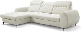Ъглов диван Blanc-Бял-Ляво