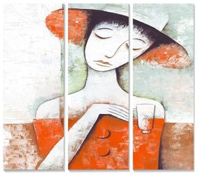 Картини в комплект от 3 бр. 20x50 cm - Wallity