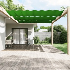 148334 vidaXL Вертикален сенник, светлозелен, 250x420 см, оксфорд плат