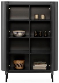 Черно шкафче 100x140x40 cm Willa – MOME