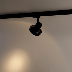 Модерен 3-фазен релсов прожектор черен AR111 - Jeany