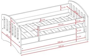 Детско легло класически -Mple-160 x 80