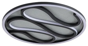 Searchlight 81100-39BK - Димируемо LED таванно осветително тяло ZENDISC LED/20W/230V 3000K пр. 39 cm