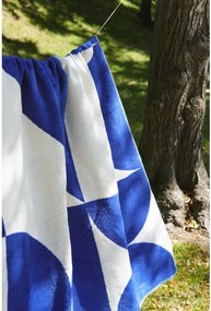 Синьо /кремаво одеяло 150x200 cm Tul – noo.ma