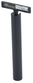 Модерен прожектор черен за 1-фазна релсова система - Slimline Avery