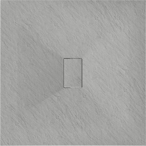 Mexen Hugo Квадратен душ поддушник SMC 100 x 100 см, сив - 42611010