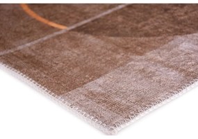 Светлокафяв миещ се килим 80x150 cm - Vitaus