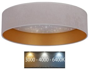 Brilagi - LED Лампа VELVET STAR LED/24W/230V Ø 40 cм  кремава/златиста