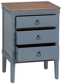 Синьо нощно шкафче Shabby – Ixia