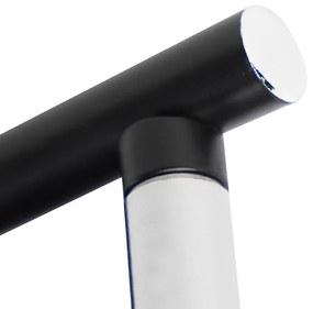 Модерен прожектор 4-светлина черен със златен интериор - Buell Deluxe