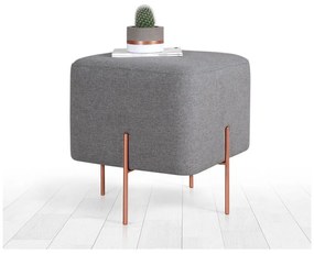 Сива табуретка Copper – Artie