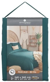 Спално бельо atmosphera Landiha, 260x240 cm, Памук перкал - Бял