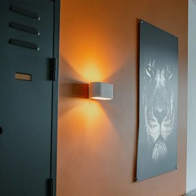 Модерна стенна лампа бяла плоска - Gipsy Arles