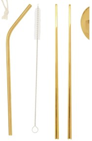 Прибори за хранене 6 бр. от неръждаема стомана в златисто Mimo – Premier Housewares