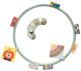 Taf Toys - Тренажор за игра по корем Ø 90 см савана