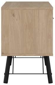 Маса за телевизор от дъбов декор в естествен цвят 150x60x40 cm Ry – Tvilum