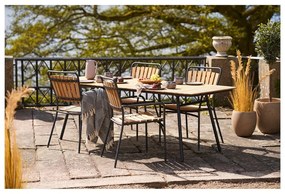 Синьо одеяло от рециклиран памук 130x180 cm Izmir – House Nordic