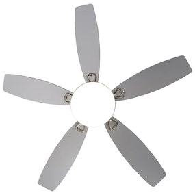 Стъклен таванен вентилатор с дистанционно управление с LED - Malaki