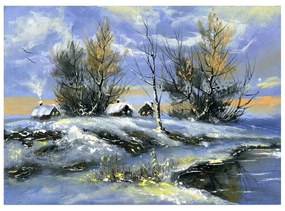 Живопис 70x50 cm Winter - Wallity