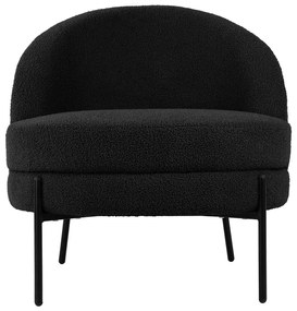Черно кресло от плат букле Noble – Leitmotiv