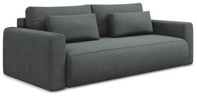 Тъмносив разтегателен диван с място за съхранение 238 cm Kapua – Makamii