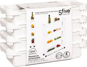 Кухненска количка 5five, 4 нива - Черен