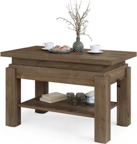 БРАВО Крафт Златен дъб - РАЗТЕГАТЕЛНА ХОЛНА МАСА С ПОВДИГАЩ МЕХАНИЗЪМ И С РАФТ