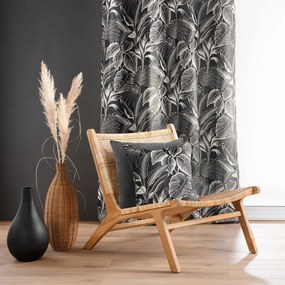 Черно-бяла завеса 140x260 cm Cabana – douceur d'intérieur