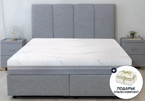 Матрак Тед, O-Zone+, 100x200x28, Среден към твърд, Мемори пяна