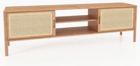 Масичка за телевизор от дъб 204x64 cm Pola - The Beds